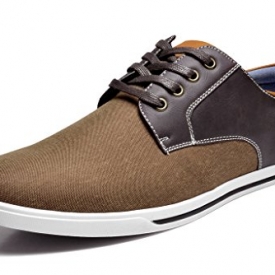 Bruno Marc Men’s RIVERA-01 Dark Brown Oxfords Shoes Sneakers – 10 M US