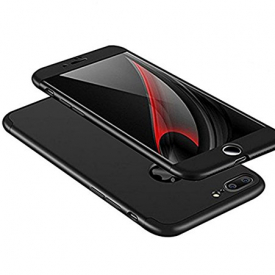 Samhe iPhone 8 Case, 3 In 1 Ultra-Thin Shockproof Hard Cover 360 Degree Protection For Apple iPhone 8 (Black)