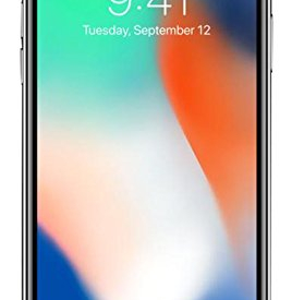 Apple iPhone X, Fully Unlocked 5.8″, 64 GB – Silver