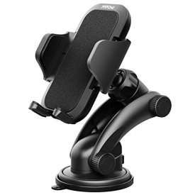 Mpow Phone Holder for Car, Universal Car Phone Mount Windshield/Dashboard Phone Mount Holder for iPhone X/8/8Plus/7/7Plus/6s/6Plus/5S, Galaxy S5/S6/S7/S8, Google, LG, Huawei and More