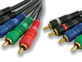 Lynn Electronics RGBLR-RCA-25 25-Feet 5 RCA RGB Component Video with Left and Right Audio Cable