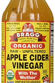 Bragg USDA Gluten Free Organic Raw Apple Cider Vinegar, With the Mother 16 ounces