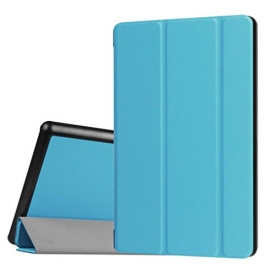 TOOPOOT Flip Leather Stand Case for Amazon Kindle Fire HD 8 Inch Tablet (light blue)