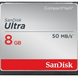SanDisk Ultra 8GB CompactFlash Memory Card Speed Up To 50MB/s- SDCFHS-008G-G46