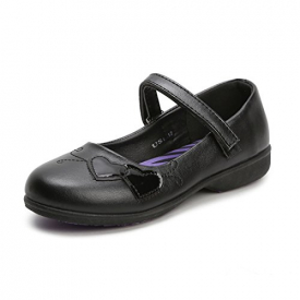 Hawkwell School Uniform Mary Jane Flat(Toddler/Little Kid),Black PU,1 M US