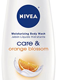 NIVEA Care & Orange Blossom Moisturizing Body Wash, 16.9 Fluid Ounce (Pack of 3)