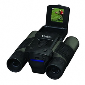 Vivitar VIV-CV-1225V 8MP 2-in-1 Binoculars and Digital Camera, Black