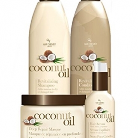 Hair Chemist Coconut Oil Deluxe Hair Care Collection – 4 Piece Set
