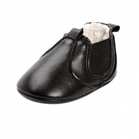 Sabe Unisex Baby Boys Girls Winter Moccasins Soft Sole Tassels Prewalker Anti-Slip Loafer Shoes (12-18 Months, B-black)