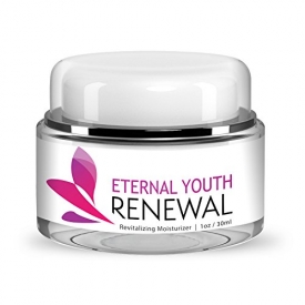 Anti Aging Cream for Face & Eyes :: Collagen Supporting Moisturizer for Firming, Hydrating, Toning & Rejuvenating Skin :: With Sweet Almond Oil, Avocado, Cucumber & Ginseng, 1 Fl. Oz by Eternal Youth