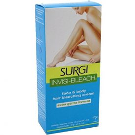 Surgi Invisi-Bleach Face & Body Hair Bleaching Cream 1.5 oz