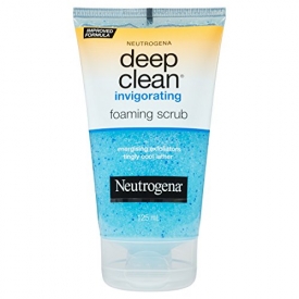 Neutrogena Deep Clean Invigorating Foaming Face Scrub, 4.2 Fl. Oz.