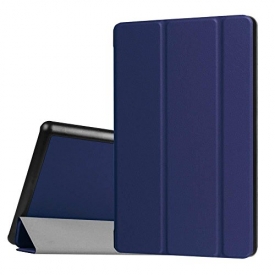 TOOPOOT Flip Leather Stand Case for Amazon Kindle Fire HD 8 Inch Tablet (dark blue)