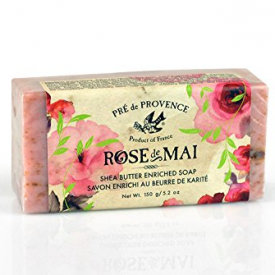 Pre de Provence Soap Shea Enriched Everyday French Soap Bar (150 Gram) – Rose De Mai