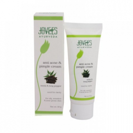 Jovees Ayurveda Neem & Long Pepper Anti Acne & Pimple Cream, 60g (Pack Of 2)