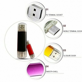 USB Flash Drive Memory USB Stick U Disk Pen Drive 2TB Pendrive (Color: Silver) (Size: 2tb)