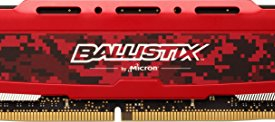 Ballistix Sport LT 4GB Single DDR4 2400 MT/s (PC4-19200) DIMM 288-Pin – BLS4G4D240FSE (Red)