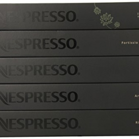 50 Nespresso OriginalLine Capsules variety pack: Intense Family – ”NOT compatible with Vertuoline”
