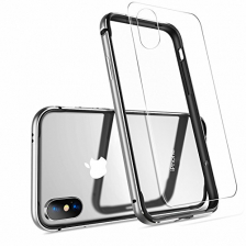 iPhone X Case, iPhone 10 Case,HUMIXX [Extre Series] Aluminum TPU Hybrid Shockproof Bumper Case for iPhone X (Include Clear Back Screen Protector)-Silver