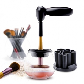 Makeup Brush Cleaner Set, WINSSES Portable Electronic Automatic Brushes Cleaning, Quickly Wash and Dry All Kinds of Makeup Brushes (Black)