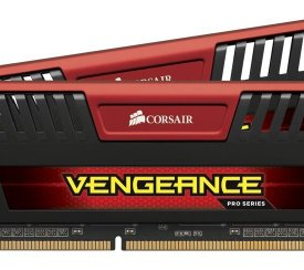 Corsair CMY16GX3M2A2400C11R Vengeance Pro 16GB (2x8GB) DDR3 2400MHz PC3 19200 Desktop RAM, Red 1.65V