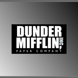 2.5″ Dunder Mifflin Paper High Quality Decal Bumper Sticker Car the Office Tv Show