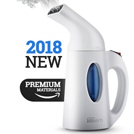 Steamer For Clothes, Handheld Clothes Steamers.4-in-1 Powerful Steamer Wrinkle Remover. Clean, Sterilize and Steamer Garment and Soft Fabric. Portable, Compact-Travel/Home.Ultrafast-100% Safe – isteam