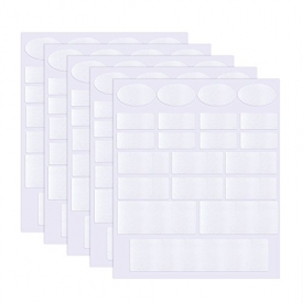 Biging 105 Pieces Clothing Labels No-Iron Kids Clothing Labels Blank Writable Fabric Labels for Children’s School Uniform and Clothes