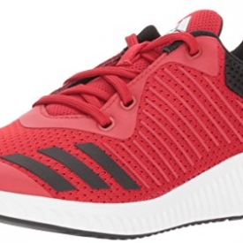 adidas Performance Girls’ Fortarun K,SCARLET/BLACK/WHITE,6 Medium US Little Kid