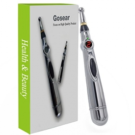 Acupuncture Pen,Gosear Electronic Accupuncture Pen Massage Pen Energy Pen Relief Pain Tools,1 x AA battery (Not Included)