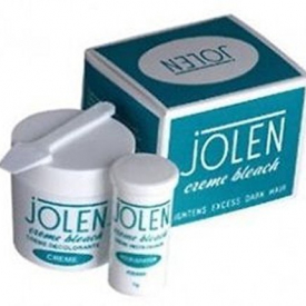 Jolen Creme Bleach Lightens Dark Facial Hair Cream – 9gm by Jolen