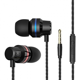 Wired Earbuds Microphone Mic Earphones Volume Control Kids Children In Ear Headphones Corded Noise Cancelling Headsets Remote Sweatproof For School Boys Girls Iphone Android Samsung IOS