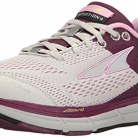 Altra Women’s Intuition 4 Running Shoe, Gray/Purple, 8.5 M US