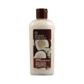 Desert Essence Soft Curls Hair Cream, Coconut, 6.4 Fluid Ounce