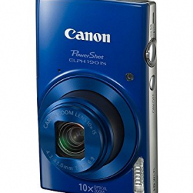 Canon PowerShot ELPH 190 Digital Camera w/ 10x Optical Zoom and Image Stabilization – Wi-Fi & NFC Enabled (Blue)