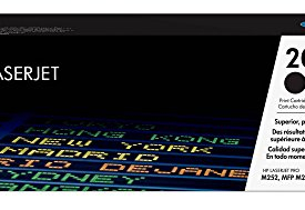 HP 201X (CF400X) Toner Cartridge, Black High Yield for HP Color LaserJet Pro M252dw, M277, M277c6, M277dw