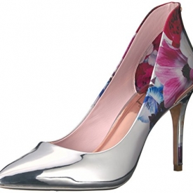 Ted Baker Women’s Savei Dress Pump, Blushing Bouquet/Silver, 8.5 M US