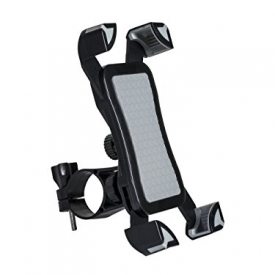MaxMiles Bike Phone Holder Universal Adjustable Rotating Bicycle iPhone Mount Smartphone Handlebar Cell Phone Holder For iPhone 7 6s 6 5s 5c 5, Samsung And Other Accessories (grey)
