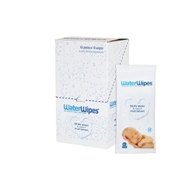 WaterWipes Sensitive Baby Wipes, Travel Pack 12 Packs of 10 Count (120 Count)