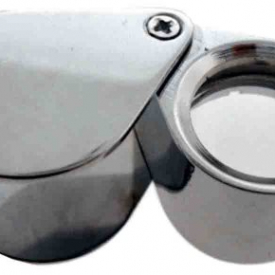 Maximize 10x Jeweler’s Triplet Loupe with Chrome Finish