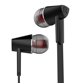 In-ear Headphones, VMTOP Wired Earbuds with Microphone Black