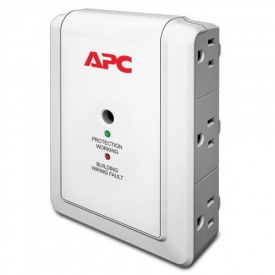 APC 6-Outlet Wall Surge Protector 1080 Joules, SurgeArrest Essential (P6W)