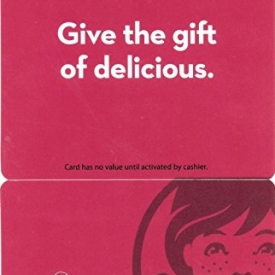 Wendy’s $20 Gift Card