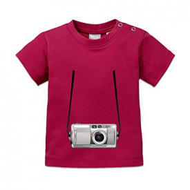 Shirtcity Digicam Effect Baby T-Shirt 92/98 Purple