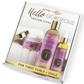 NATURALICIOUS Hello Gorgeous Hair Care System For Tight Curls + Coils