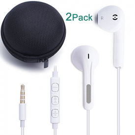 Hotwiner 3.5MM Iphone Earphones/Headphones/Earbuds with Stereo Mic&Remote Control for Apple android smartphone devices