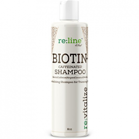 Biotin Shampoo For Hair Growth – Caffeine Hair Loss Treatment Natural Shampoo For Thinning Hair Thickening – Coconut + Argan Oil – Safe On Color Treated Hair – DHT Blocker For Men + Women Sulfate Free