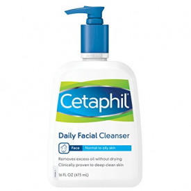 Cetaphil Daily Facial Cleanser, For Normal to Oily Skin, 16 Ounce (Pack of 2)