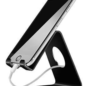 Lamicall VC-S-US-B Cell Phone Stand, S1 Dock : Cradle, Holder, Stand For Switch, all Android Smartphone, iPhone 6 6s 7 8 X Plus 5 5s 5c charging, Accessories Desk – Black