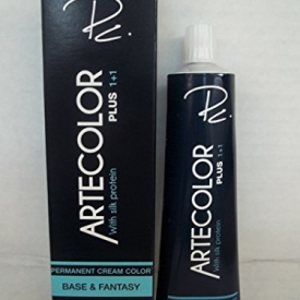 Artecolor Plus Base and Fantasy – Permanent Cream Hair Color – Enriched with Silk Protein – 2.11 Fl. Oz. Tube – 8 Light Blonde